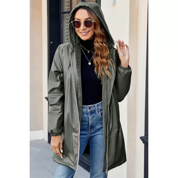 Bellivera Womens Lightweight Puffer Jacket, Winter Coats for Women Warm Quilted Bubble Padded Hood Coat with Faux Fur Collar