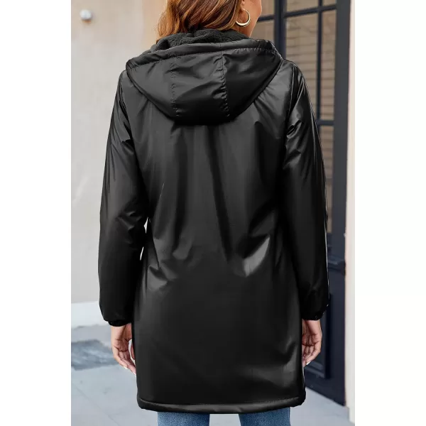 Bellivera Womens Lightweight Puffer Jacket, Winter Coats for Women Warm Quilted Bubble Padded Hood Coat with Faux Fur Collar