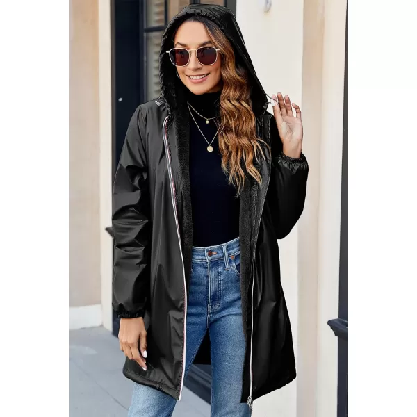 Bellivera Womens Lightweight Puffer Jacket, Winter Coats for Women Warm Quilted Bubble Padded Hood Coat with Faux Fur Collar