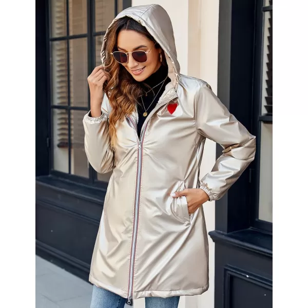 Bellivera Womens Lightweight Puffer Jacket, Winter Coats for Women Warm Quilted Bubble Padded Hood Coat with Faux Fur Collar
