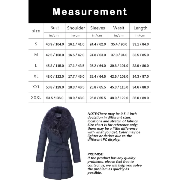 Bellivera Women's Puffer Jacket Faux Leather Bubble Padding Sherpa-Lined Coat with Removable Fur Collar