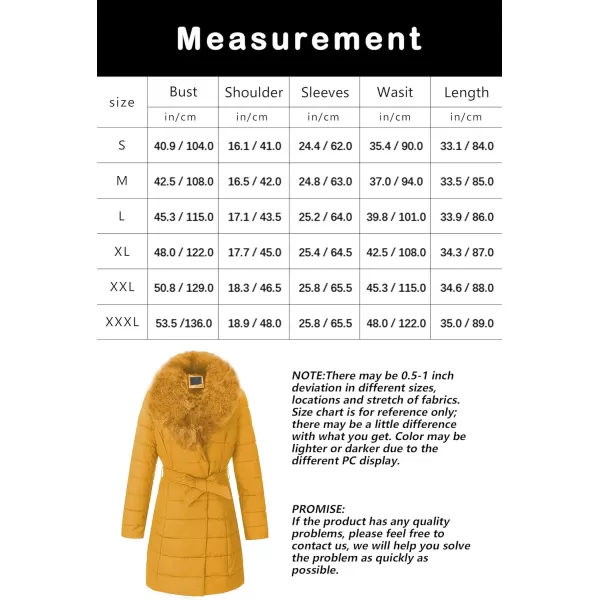 Bellivera Women's Puffer Jacket Faux Leather Bubble Padding Sherpa-Lined Coat with Removable Fur Collar