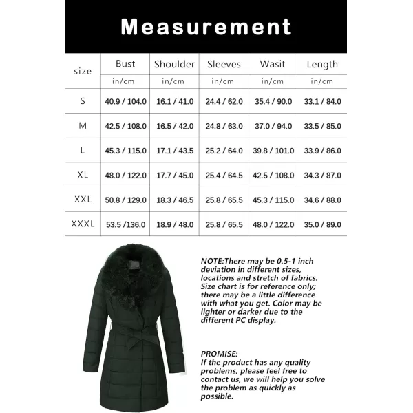 Bellivera Women's Puffer Jacket Faux Leather Bubble Padding Sherpa-Lined Coat with Removable Fur Collar
