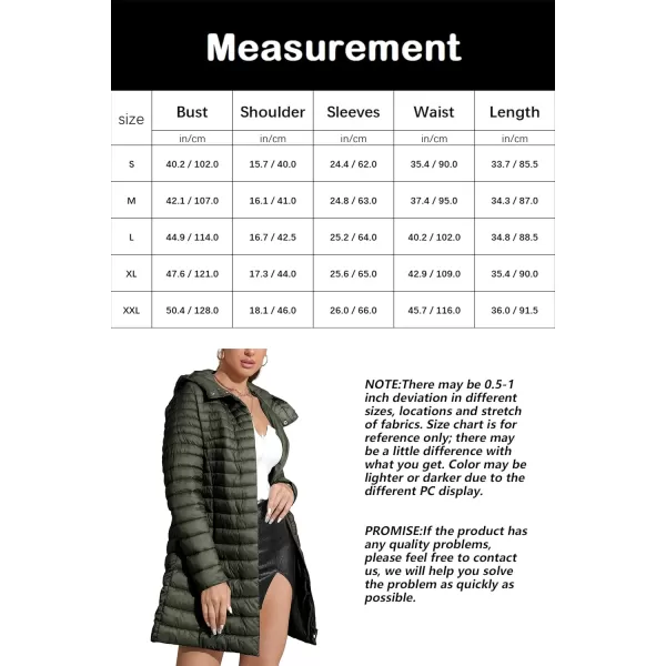 Bellivera Women's Quilted Lightweight Puffer Jacket, Winter Coats for Women Long Padded Bubble Coat
