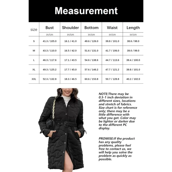 Bellivera Women's Quilted Lightweight Puffer Jacket, Winter Coats for Women Long Padded Bubble Coat