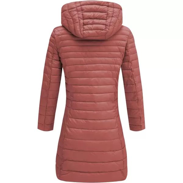 Bellivera Women's Quilted Lightweight Puffer Jacket, Winter Coats for Women Long Padded Bubble Coat