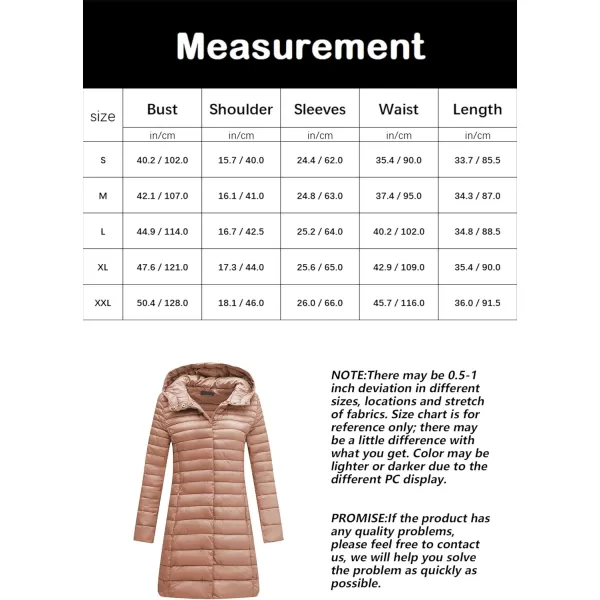 Bellivera Women's Quilted Lightweight Puffer Jacket, Winter Coats for Women Long Padded Bubble Coat