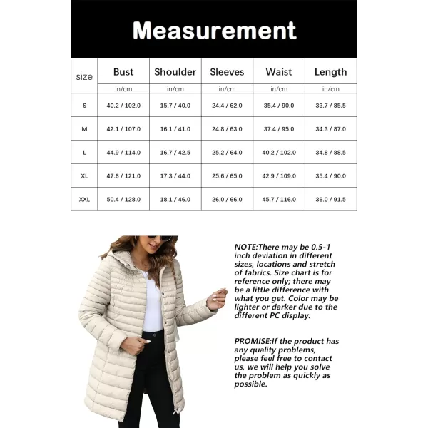Bellivera Women's Quilted Lightweight Puffer Jacket, Winter Coats for Women Long Padded Bubble Coat