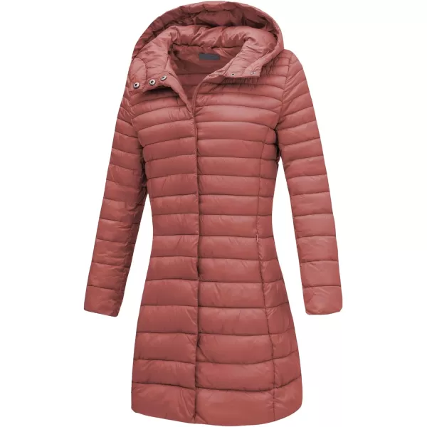 Bellivera Women's Quilted Lightweight Puffer Jacket, Winter Coats for Women Long Padded Bubble Coat