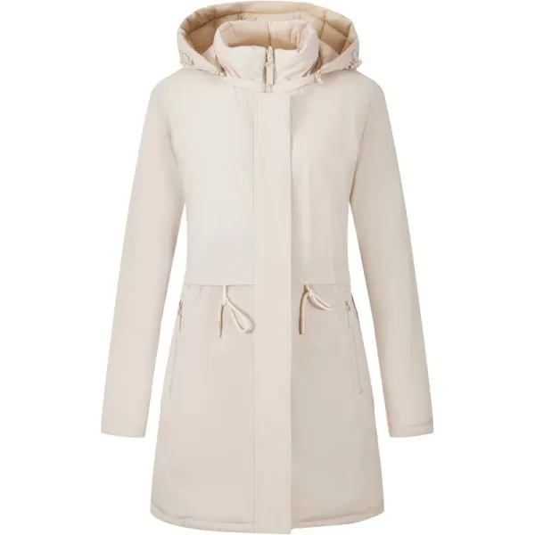 Bellivera Women Puffer Jacket Reversible Spring and Winter Fashion Warm Quilted Long Hooded Padded Bubble Coat