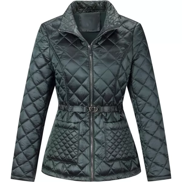 Bellivera Womens Diamond Quilted Lightweight Puffer Jacket Spring and Winter Padded Coat