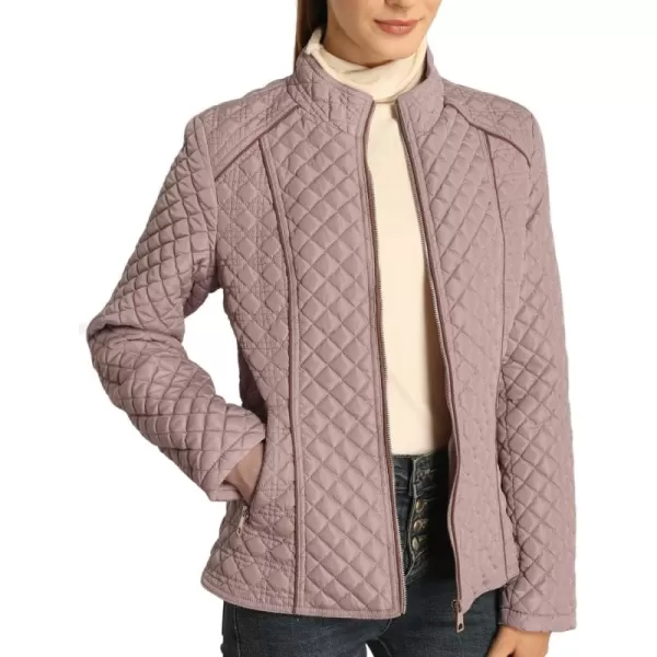 Bellivera Womens Diamond Quilted Lightweight Puffer Jacket Spring and Winter Padded Coat