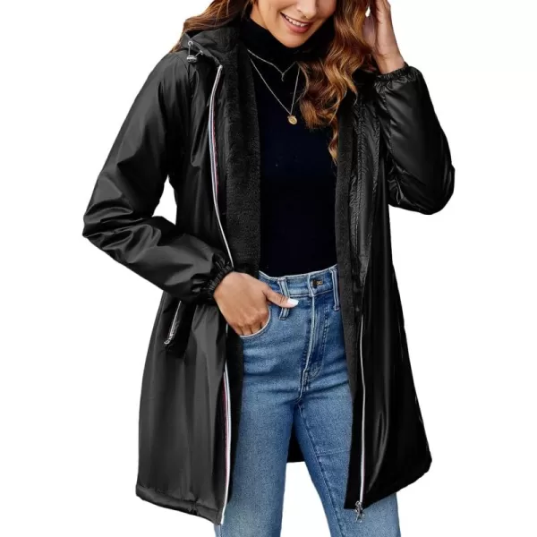 Bellivera Womens Lightweight Puffer Jacket, Winter Coats for Women Warm Quilted Bubble Padded Hood Coat with Faux Fur Collar