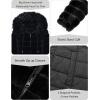 imageBellivera Women Double Sided Faux Fur Jacket Spring and Winter Fashion Reversible Hood Puffer Coat with Fur CollarBlack