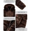 imageBellivera Women Double Sided Faux Fur Jacket Spring and Winter Fashion Reversible Hood Puffer Coat with Fur CollarBrown