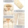 imageBellivera Women Double Sided Faux Fur Jacket Spring and Winter Fashion Reversible Hood Puffer Coat with Fur CollarCoffee