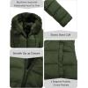 imageBellivera Women Double Sided Faux Fur Jacket Spring and Winter Fashion Reversible Hood Puffer Coat with Fur CollarGreen