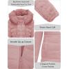 imageBellivera Women Double Sided Faux Fur Jacket Spring and Winter Fashion Reversible Hood Puffer Coat with Fur CollarPink
