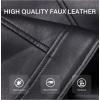 imageBellivera Womens Faux Leather Casual Jacket 2025 Spring Trendy Motorcycle Outfits Lightweight Classic CoatBlack Biker Coat