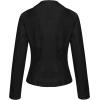 imageBellivera Womens Faux Leather Casual Jacket 2025 Spring Trendy Motorcycle Outfits Lightweight Classic CoatBlack Retro