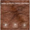 imageBellivera Womens Faux Leather Casual Jacket 2025 Spring Trendy Motorcycle Outfits Lightweight Classic CoatBrown Retro