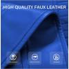 imageBellivera Womens Faux Leather Casual Jacket 2025 Spring Trendy Motorcycle Outfits Lightweight Classic CoatDarkblue