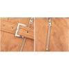imageBellivera Women Faux Leather Trench Coat FleeceLined Midlength Jacket with Detachable Fur CollarCamel Suede