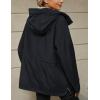 imageBellivera Women Reversible Lightweight Jacket Casual Windbreaker Outerwear Waterproof Outdoor Printed RaincoatSilver Windbreaker