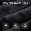 imageBellivera Womens Faux Fur Coat Shearling Fluffy Fuzzy Shaggy Hood SherpaLined Fleece JacketBlack