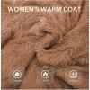 imageBellivera Womens Faux Fur Coat Shearling Fluffy Fuzzy Shaggy Hood SherpaLined Fleece JacketKhaki