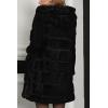 imageBellivera Womens Faux Fur Vest Sherpa Fleece Gilet Sleeveless Casual Hooded Jacket Shearling Warm Fluffy CoatBlack