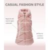 imageBellivera Womens Faux Fur Vest Sherpa Fleece Gilet Sleeveless Casual Hooded Jacket Shearling Warm Fluffy CoatPink