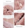 imageBellivera Womens Faux Fur Vest Sherpa Fleece Gilet Sleeveless Casual Hooded Jacket Shearling Warm Fluffy CoatPink