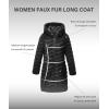 imageBellivera Womens Leopard Print Fleece Coat Spring and Winter Fashion Fuzzy Jacket Faux Fur Fluffy Cardigan OvercoatBlack