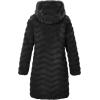 imageBellivera Womens Leopard Print Fleece Coat Spring and Winter Fashion Fuzzy Jacket Faux Fur Fluffy Cardigan OvercoatBlack