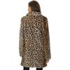 imageBellivera Womens Leopard Print Fleece Coat Spring and Winter Fashion Fuzzy Jacket Faux Fur Fluffy Cardigan OvercoatLeopard