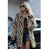 imageBellivera Womens Leopard Print Fleece Coat Spring and Winter Fashion Fuzzy Jacket Faux Fur Fluffy Cardigan OvercoatLeopard a