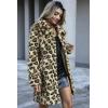 imageBellivera Womens Leopard Print Fleece Coat Spring and Winter Fashion Fuzzy Jacket Faux Fur Fluffy Cardigan OvercoatLeopard a