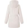 imageBellivera Womens Leopard Print Fleece Coat Spring and Winter Fashion Fuzzy Jacket Faux Fur Fluffy Cardigan OvercoatWhite Faux Fur Coat