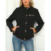 imageBellivera Womens Stand Collar Lightweight Quilted Puffer Jacket with Fleece lining for Fall and WinterBlack Diamond
