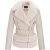Beige Leather