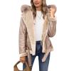 Khaki Shearling Lined