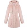 Pink Faux Fur Coat