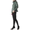 imageBellivera Women Lightweight Coat Short Quilted Puffer Long Sleeve Belted Jacket PocketsGreen With Belt