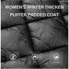 imageBellivera Women Long Heavy Puffer Coat Diamond Quilted Thermal Thicken Winter Parka Windproof Jacket with HoodBlack