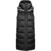 imageBellivera Women Long Heavy Puffer Coat Diamond Quilted Thermal Thicken Winter Parka Windproof Jacket with HoodBlack Vest