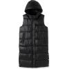 imageBellivera Women Long Heavy Puffer Coat Diamond Quilted Thermal Thicken Winter Parka Windproof Jacket with HoodBlack Vest