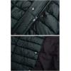 imageBellivera Women Long Heavy Puffer Coat Diamond Quilted Thermal Thicken Winter Parka Windproof Jacket with HoodBlue Long Jacket