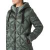 imageBellivera Women Long Heavy Puffer Coat Diamond Quilted Thermal Thicken Winter Parka Windproof Jacket with HoodGreen