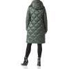 imageBellivera Women Long Heavy Puffer Coat Diamond Quilted Thermal Thicken Winter Parka Windproof Jacket with HoodGreen